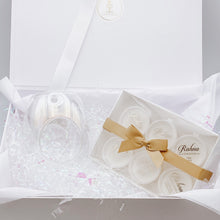 Load image into Gallery viewer, Large White Gift Box with Ribbon