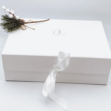 Load image into Gallery viewer, Large White Gift Box with Ribbon